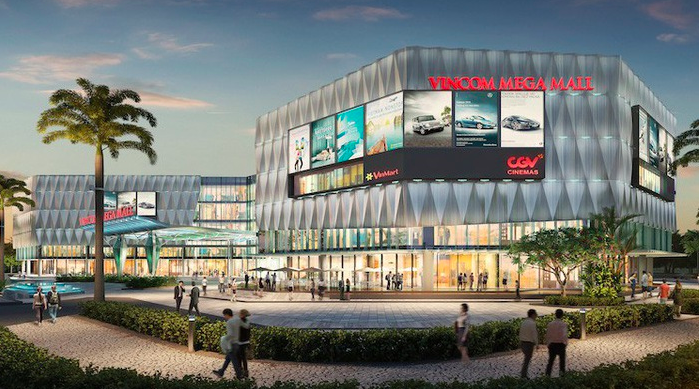 Vincom Mega Mall được thiết kế với quy mô lớn